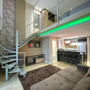 Saint Sebastian Flat 612 - Com Hidro! Ate 4 Pessoas, Duplex, No Centro , Jaraguá do Sul Brasil